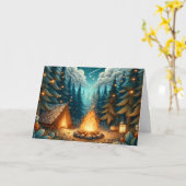 Waldcamping Karte (Gelbe Blume)