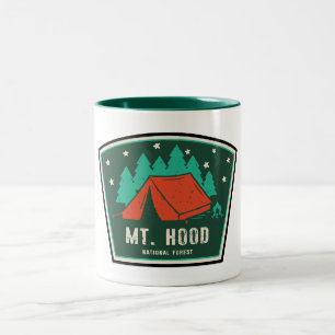 Waldcamping Mount Hood Zweifarbige Tasse
