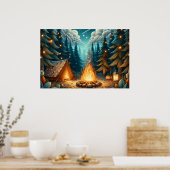 Waldcamping Poster (Küche)
