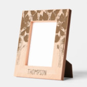 Walddesign personalisierbares Holz Geätzte Rahmen (Links)