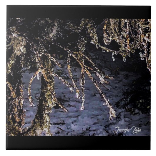 Walddiamanten Fliese (Vorderseite)