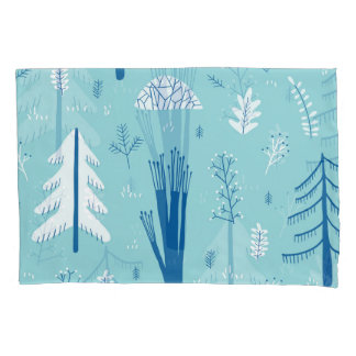 Walddoodles: Kreatives, nahtloses Muster Kissenbezug