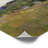 Walddorf Naturschutzgebiet Mauer Poster (Ecke)