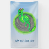 Walddrache Banner (Vertikal)