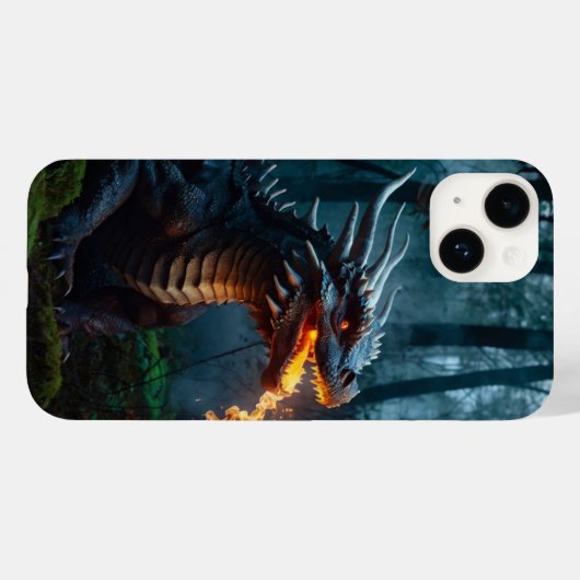 Walddrache Case-Mate iPhone Hülle (Rückseite (Horizontal))