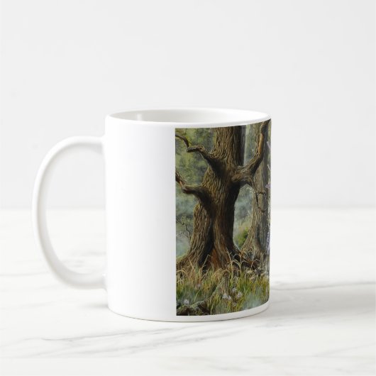 Walddrache - durch Marc-André Huot Kaffeetasse (Links)