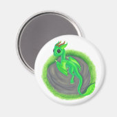 Walddrache Magnet (Vorderseite/Rückseite)