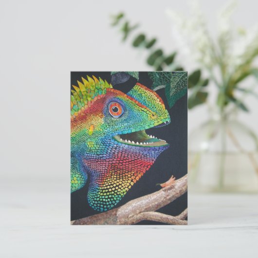 Walddrache Postkarte (Stehend Vorderseite)