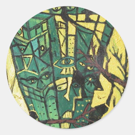 WALDEATERS RUNDER AUFKLEBER (Vorderseite)