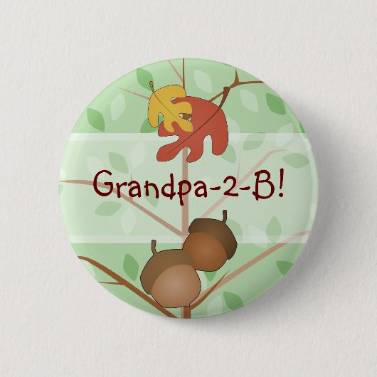 Waldeichel-Knopf Button (Vorderseite)