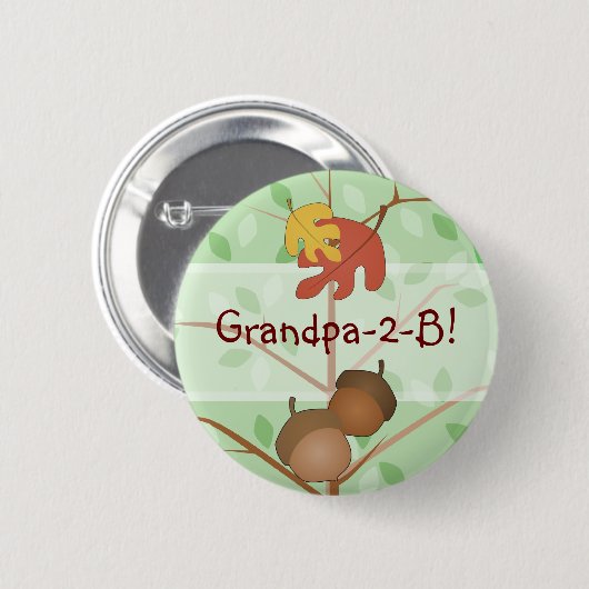 Waldeichel-Knopf Button (Vorne & Hinten)