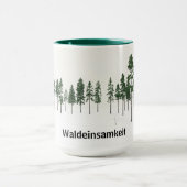 Waldeinsamkeit Forest Solitude Aesthetic Tasse (Zentrum)