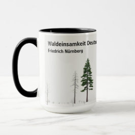 Waldeinsamkeit Nature Lover Personalized Tasse
