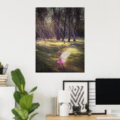 "Waldelandgel" Poster (Heimbüro)