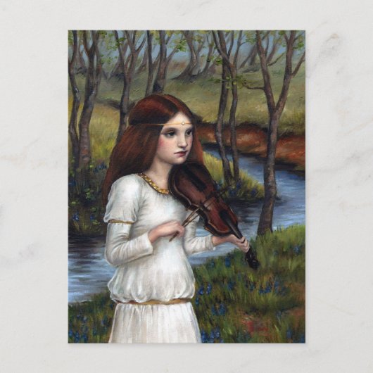 Waldelandgel Postkarte (Vorderseite)