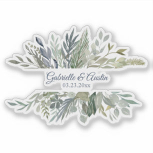 Waldelblätterblätter Aufkleber