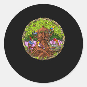 Waldelefenzauber Cottagecore Goblincore Fairycore Runder Aufkleber