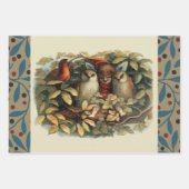 Waldelf im Nest: Antique Bird Sprite Fairy Geschenkpapier Set (Vorderseite 2)