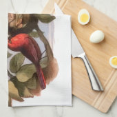 Waldelf im Nest: Antique Bird Sprite Fairy Geschirrtuch (Viertel Falte)