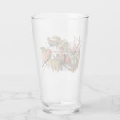 Waldelf im Nest: Antique Bird Sprite Fairy Glas (Rückseite)
