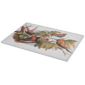 Waldelf im Nest: Antique Bird Sprite Fairy Schneidebrett (Ecke)
