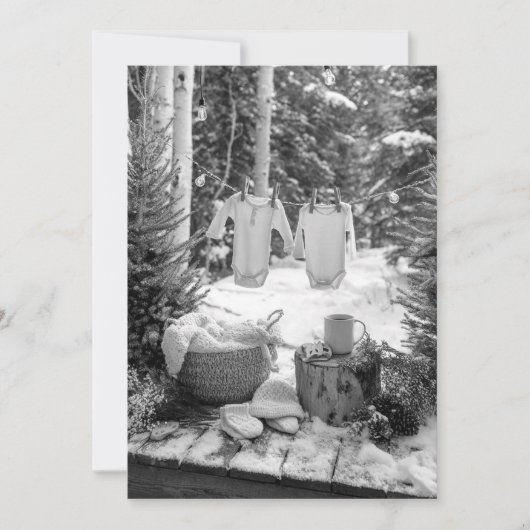 Waldelsprinkle | Rustikales Thema Einladung (Vorderseite)