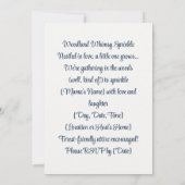 Waldelsprinkle | Waldfreunde Einladung (Rückseite)