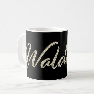 Waldemar Name whitegold Tasse Teetasse Kaffeetasse