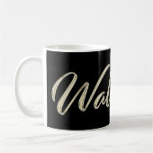 Waldemar Name whitegold Tasse Teetasse Kaffeetasse (Links)