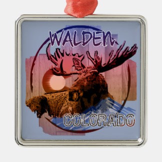 Walden Colorado Rustikale Elche Ornament Aus Metall
