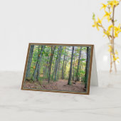 Walden Holz: Ein Morgenweg ist ein Segen Karte (Gelbe Blume)