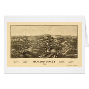 Walden, NY panoramische Karte - 1887