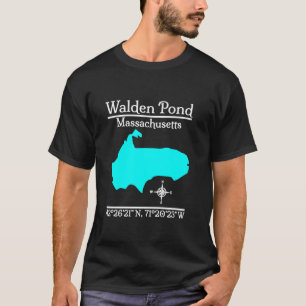 Walden Pond Massachusetts Long Sleeve T Shirt