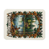 Walden Pond Massachusetts Reiseführer Magnet (Horizontal)