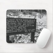 Walden Pond-Mauspad Mousepad (Mit Mouse)