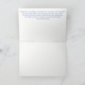 Walden Pond mit Zitat von Henry D. Thoreau: Karte (Innenseite)