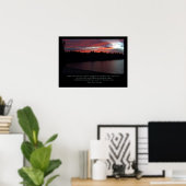 Walden Pond Poster - Liebe Hinweis zum Himmel (Heimbüro)