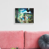 Walden Pond von Newell Convers Wyeth neu besucht Leinwanddruck (Insitu (Wohnzimmer))