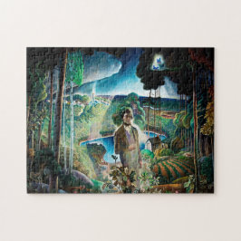 Walden Pond von Newell Convers Wyeth neu besucht Puzzle