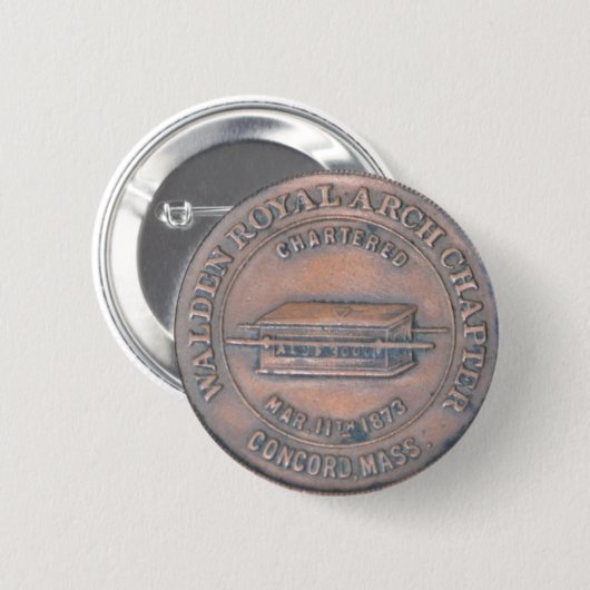 Walden Royal Arch Masonic Button (Vorne & Hinten)