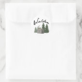 Walden Runder Aufkleber (Tasche)