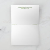 Walden Teich: Drossel trägt den Himmel auf seinem Karte (Innenseite)