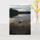 Walden Teich "meine eigene Unendlichkeits-" Karte (Gelbe Blume)