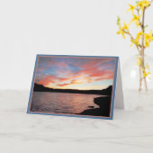 Walden Teich: Sonnenuntergang Karte (Gelbe Blume)