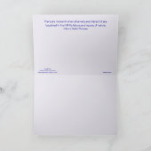 Walden Teichsonnenuntergang Karte (Innenseite)