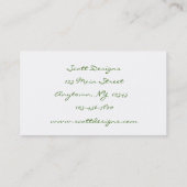 Waldengels-Visitenkarte Visitenkarte (Rückseite)