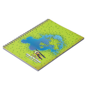 Waldensee,Ontario,Manitoba,Minnesota-Karte Notizblock