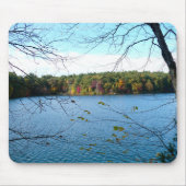 Waldenteich im Herbst Mousepad (Vorne)