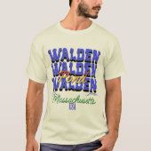 Waldenteich, Massachusetts T-Shirt (Vorderseite)