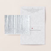 Waldenteich/Wälder: Yuletide Folienkarte (Anzeige)